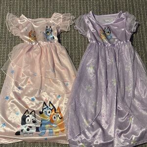 Kids Pajamas Nightgowns - Pink and Purple